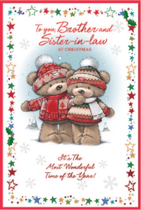 Simon Elvin C75 Christmas Brother & SIL 6pk