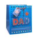 Gift Bag No.1 Dad Blue Large Portrait 6pk