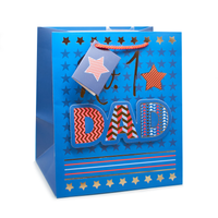 Gift Bag No.1 Dad Blue Large Portrait 6pk