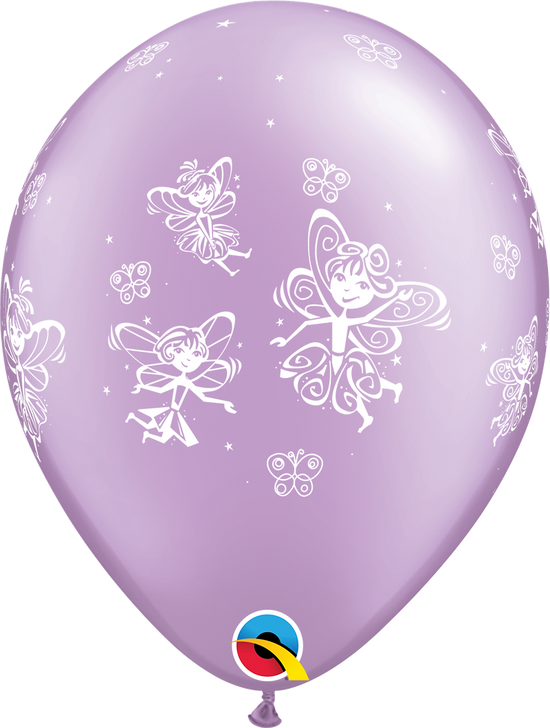 Qualatex Fairies & Butterflies Pearl 11" Latex 6pk