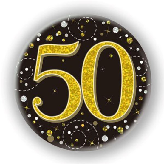 Oaktree Sparkling Fizz Badge Age 50 Black 3