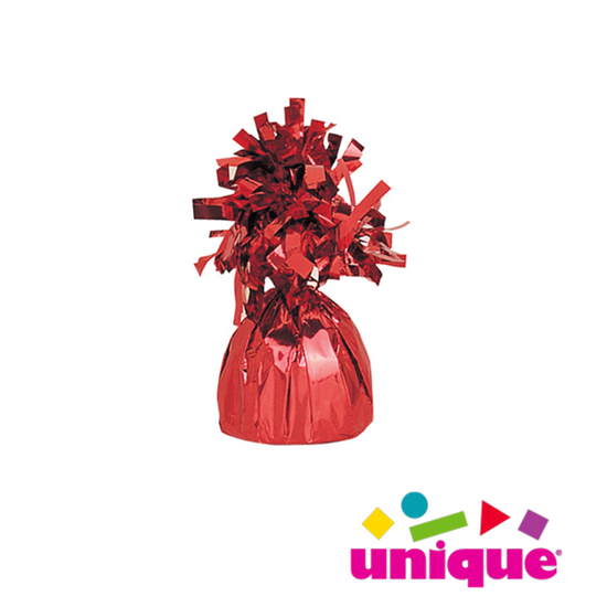 Unique Tassel Balloon Weight Red 6oz