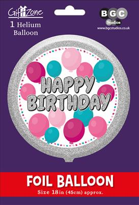 Birthday Balloons Female 18" Foil Balloon