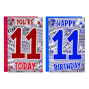 Poppyhill C50 Birthday Age 11 12pk