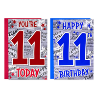 Poppyhill C50 Birthday Age 11 12pk