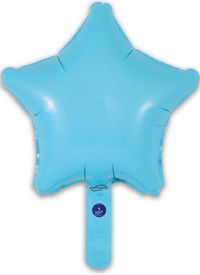 Oaktree Matt Light Blue Star 9" Foil (Loose)