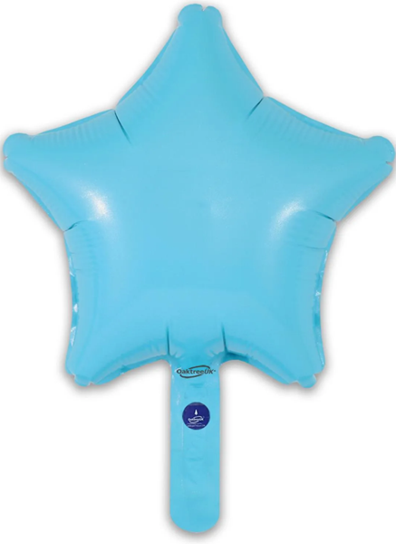 Oaktree Matt Light Blue Star 9" Foil (Loose)