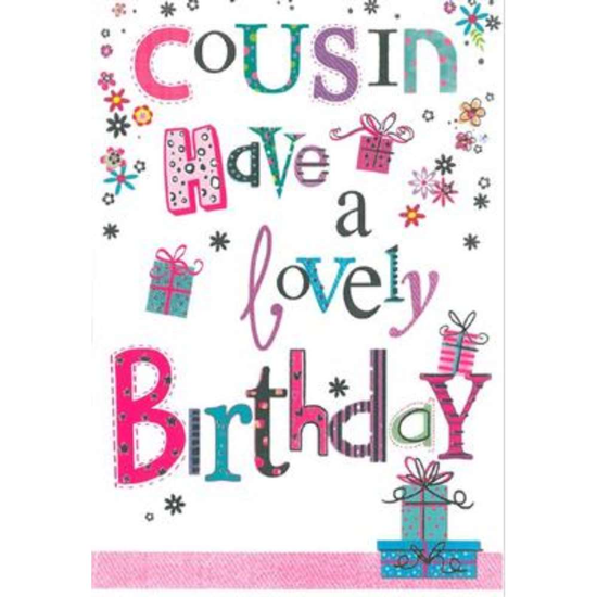Simon Elvin C50 Birthday Cousin 6pk