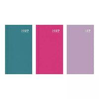 Diary Slim WTV Hardback Bright 2027 12pk