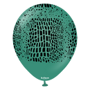 Kalisan 25 Pack Latex Balloons Crocodile Sage 12"