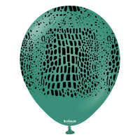 Kalisan 25 Pack Latex Balloons Crocodile Sage 12"