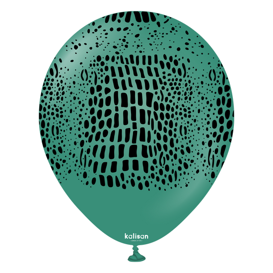 Kalisan 25 Pack Latex Balloons Crocodile Sage 12"