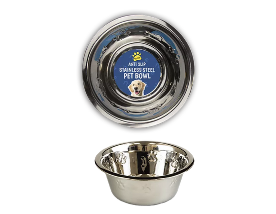 Anti Slip Stainless Steel Pet Bowl 16cm