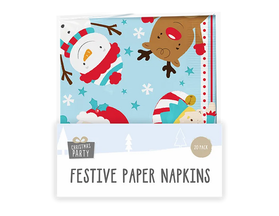 Gem Imports 20 Pack Napkins Christmas 3ply