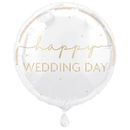 Unique Foil Balloon Happy Wedding Day 18"