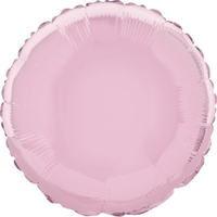 Unique Foil Balloon Pastel Pink Round 18