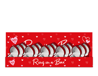Gem Imports 24 Pack Ring In a Box (Assorted Sizes)
