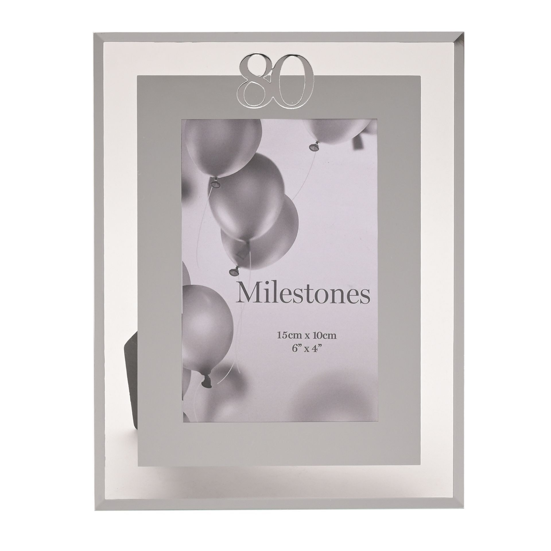 Milestones Frame Silver Age 80 4x6