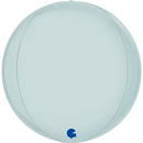 Foil Balloon 15" Globe Pastel Blue 4D