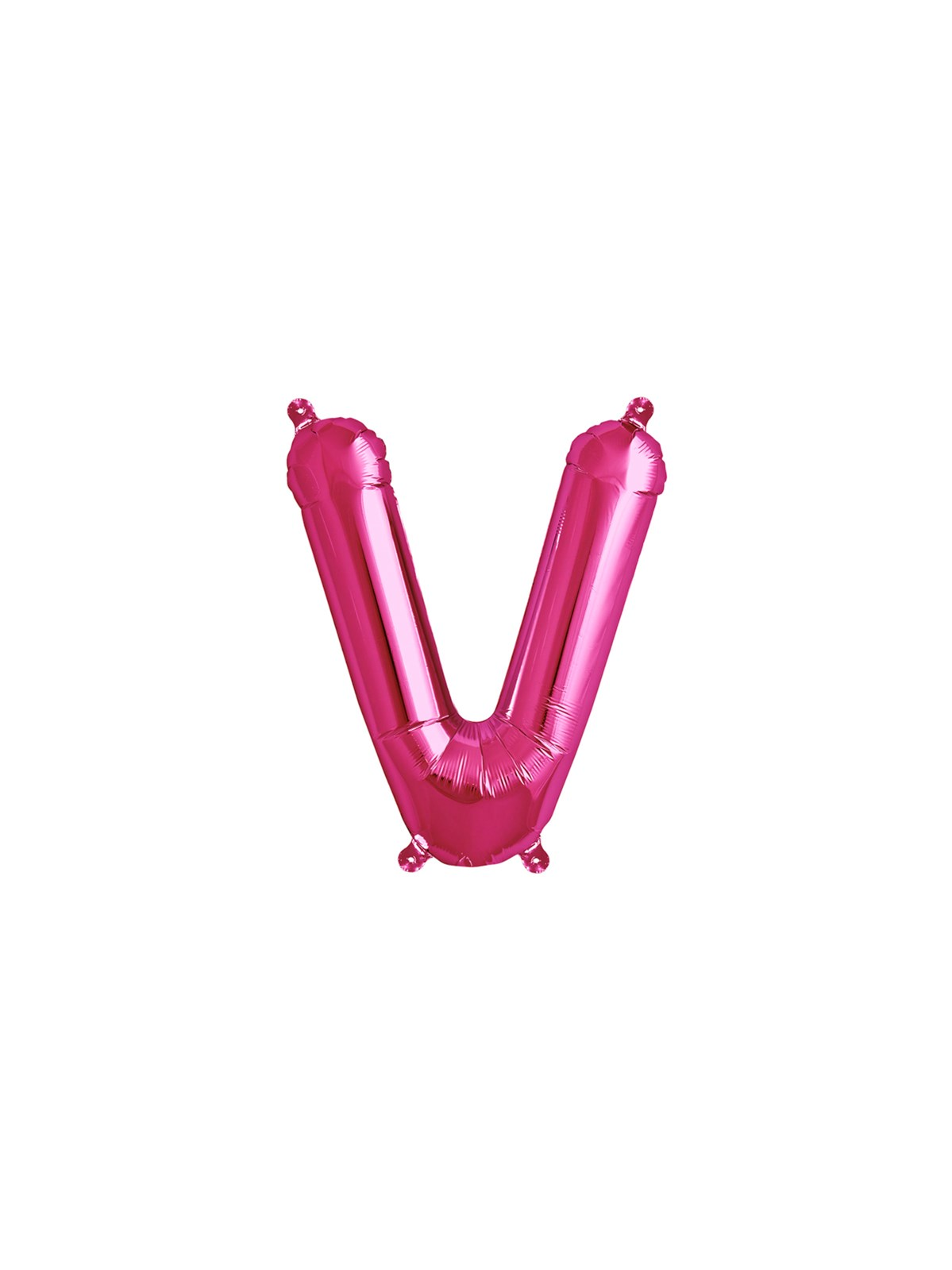 Northstar Foil Balloon Magenta 16" Letter V