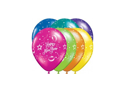 Qualatex New Year Fantasy Asst 11" Latex 25pk