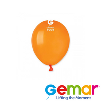 Gemar Standard Orange 5 " Latex Balloons 50pk