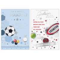 Poppyhill 12 Pack Cards C50 Birthday Godson