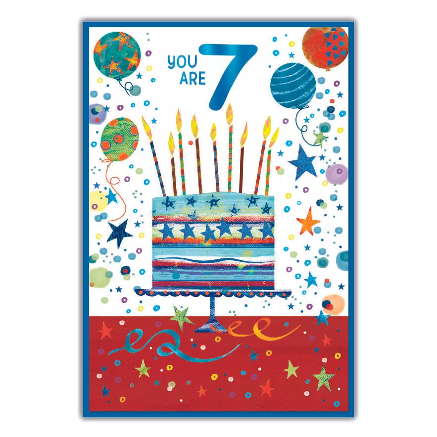 Simon Elvin C50 Birthday Age 7 6pk
