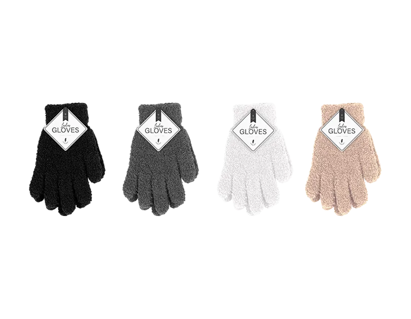 Gem Imports 24 Pack Snowsoft Gloves Ladies