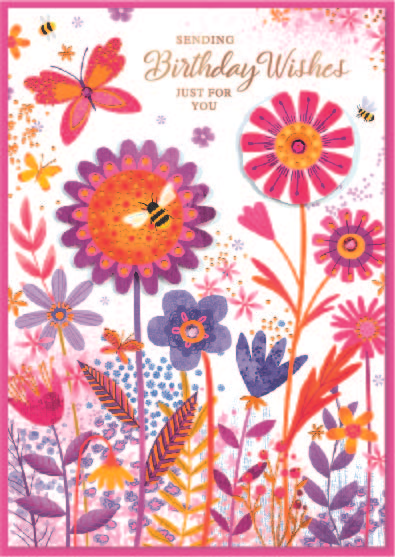 Isabel's Garden C50 Birthday Open 6pk