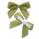 Italian Options 12 Pack Ribbon Bows Moss Green 5cm