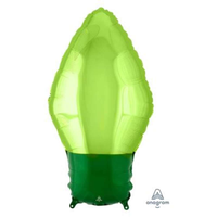 Anagram Christmas Light Green 22" Foil Balloon