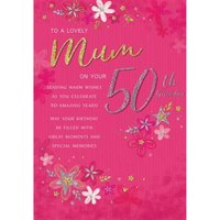 Regal C75 Birthday Age 50 Mum 6pk