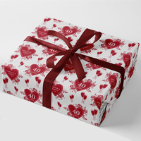 Giftwrap Ruby Anniversary 24pk