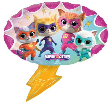 Anagram Foil Balloon Supershape Super Kitties 27