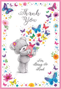 Simon Elvin C50 Thank You cards, set of 6, featuring elegant designs and high-quality cardstock for expressing gratitude.