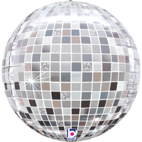Disco Ball 15" Globe Foil Balloon