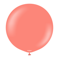 Kalisan Standard Coral 24" Latex Balloons 2pk
