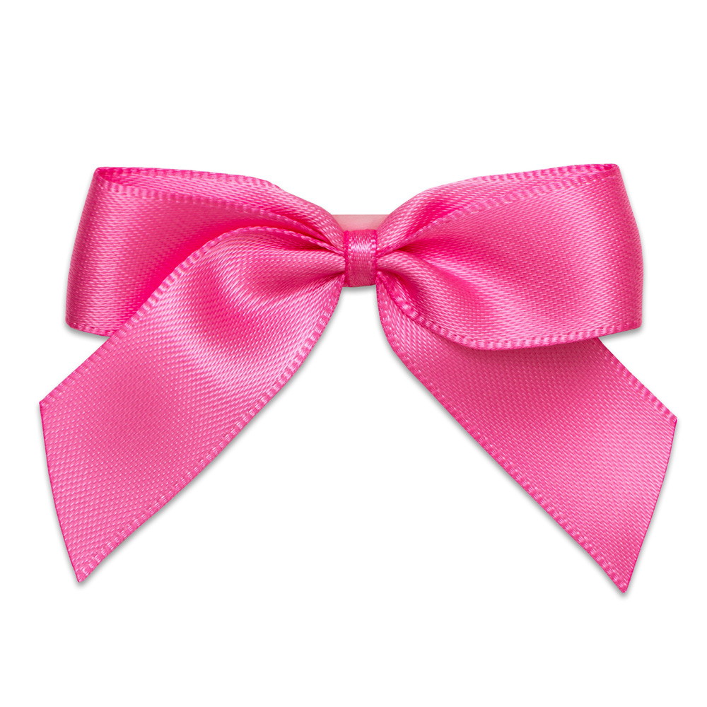 Italian Options 12 Pack Ribbon Bows Hot Pink 5cm