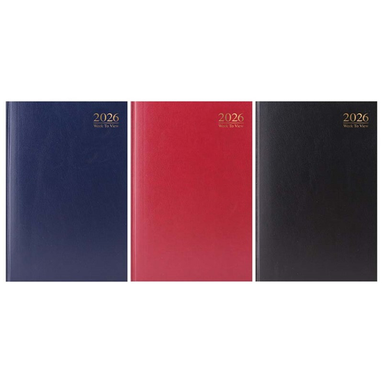 Diary A4 WTV Value Casebound 2027 10pk