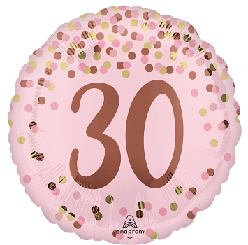 Anagram Foil Balloon Pretty Pink 30th Birthday 18