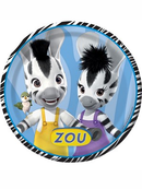 Creative Party 8 Pack Plates Zou Zebra