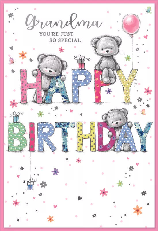 Simon Elvin C50 Birthday Grandma 6pk