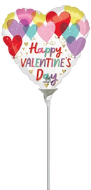 Anagram Valentine Hearts 9" Foil Balloon