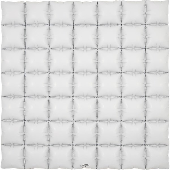 Oaktree Foil Balloon Matte White Waffle 36"