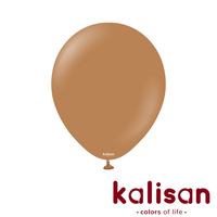 Kalisan Standard Caramel Brown 12" Latex 100pk