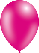 Decotex Pro 50 Pack Latex Balloons Metallic Fuchsia 11"