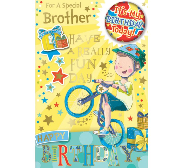 Xpress Yourself C75 Birthday Brother 6pk