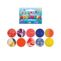 Henbrandt 10 Pack Party Favours Bouncy Balls 27mm