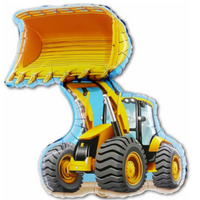 Grabo Yellow Bulldozer 32" Foil Balloon